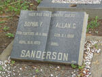 SANDERSON Allan G. 1906- & Sophia F. COETZEE 1916-1973