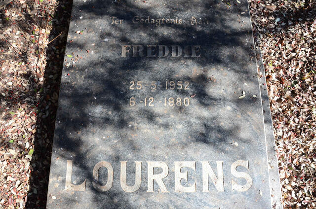 LOURENS Freddie 1952-1980