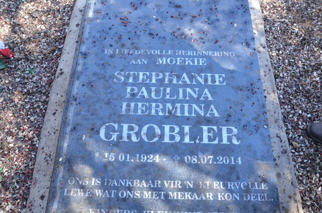 GROBLER Stephanie Paulina Hermina 1924-2014