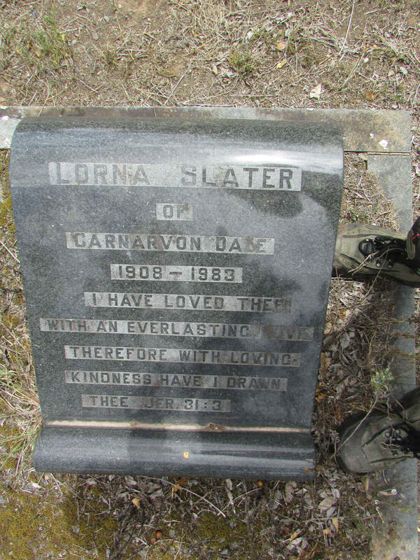 SLATER Lorna 1908-1983