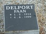 DELPORT Faan 1914-1999