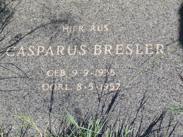 BRESLER Casparus 1935-1952