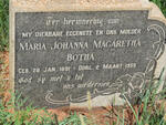 BOTHA Maria Johanna Magaretha 1891-1955
