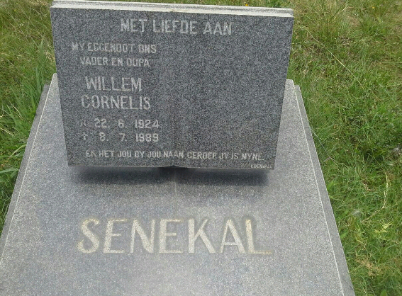 SENEKAL Willem Cornelis 1924-1989
