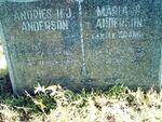ANDERSON Andries H.J. 1884-1938 & Maria LE GRANGE 183?-1933