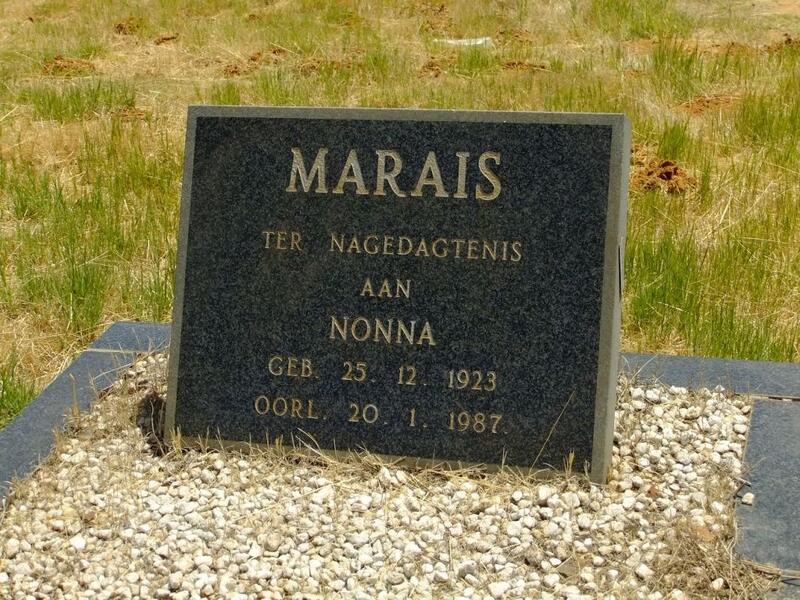 MARAIS Nonna 1923-1987