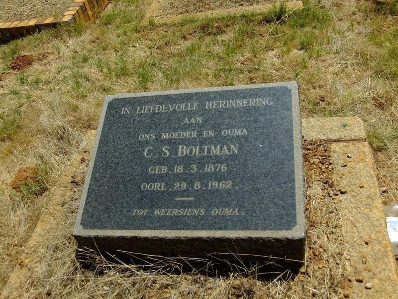 BOLTMAN C.S. 1876-1962
