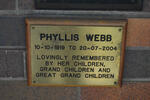 WEBB Phyllis 1919-2004