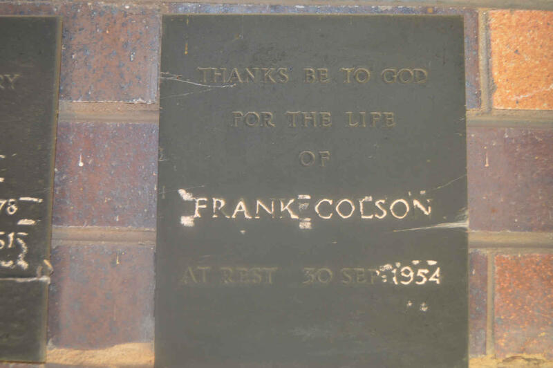 COLSON Frank -1954
