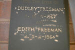 FREEMAN Dudley -1962 & Edith -1964