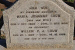 LOUW Willem P.J. 1885-1966 & Maria Johanna VAN WYK 1898-1959