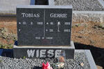 WIESE Tobias 1919- & Gerrie 1919-1983