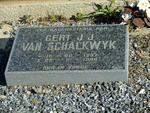 SCHALKWYK Gert J.J., van 1937-1996