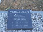 VERMEULEN Cornelia Gertruida 1895-1992