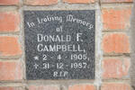 CAMPBELL Donald F. 1905-1987