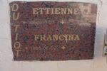 TOIT Ettienne, du 1950- & Francina 1955-