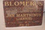 BLOMERUS Jan Marthinus 1957-2008