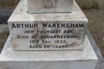 WAKENSHAW Arthur -1932