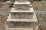 WALDEK Simon Peter 1841-1917 & Sarah Johanna 1846-1922