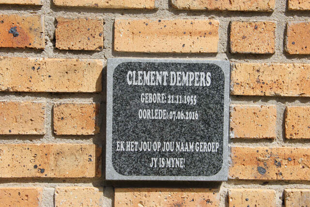 DEMPERS Clement 1955-2016