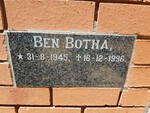 BOTHA Ben 1945-1996