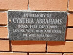 ABRAHAMS Cynthia 1938-2009
