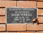 VERRALL Elene 1937-2014