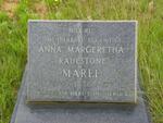 MAREE Anna Margeretha nee RAULSTONE 1913-1986