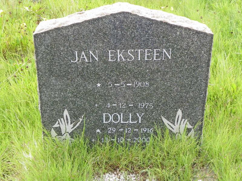 EKSTEEN Jan 1908-1975 & Dolly 1916-2000