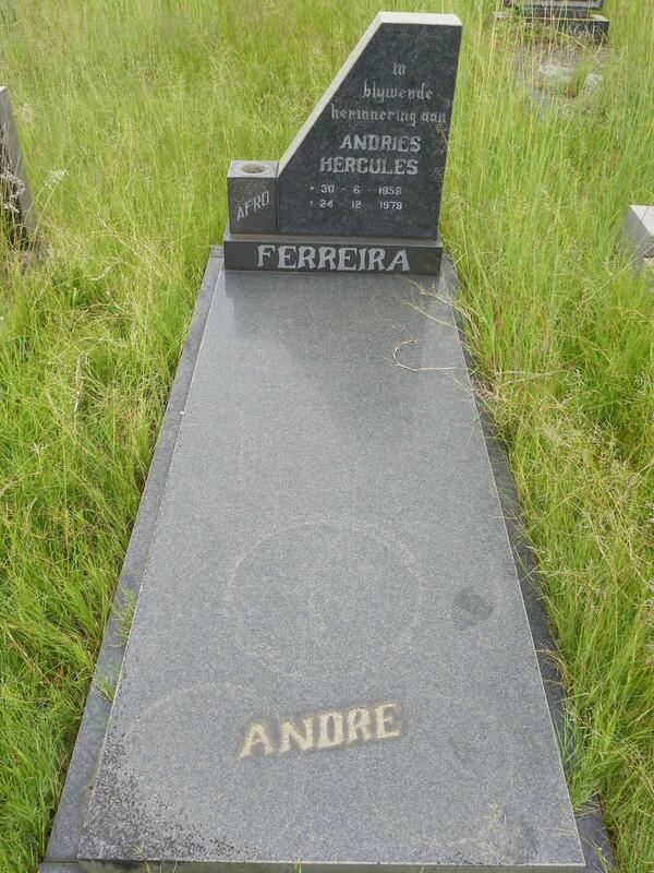 FERREIRA Andries Hercules 1958-1979