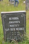 MERWE Hendrik Johannes, van der 1945-1997