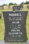 MIDDEL Jacob 1929-2003 & Thelma Elizabeth 1932-