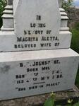 JOHNSTONE Magrita Aletta nee MOLL 1847-1888