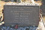 NIEKERK Louis Stephen, van 1910-1942