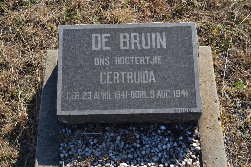 BRUIN Gertruida, de 1941-1941