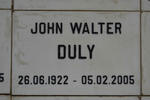 DULY John Walter 1922-2005