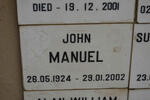 MANUEL John 1924-2002