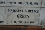 GREEN Margaret Florence 1936-1996