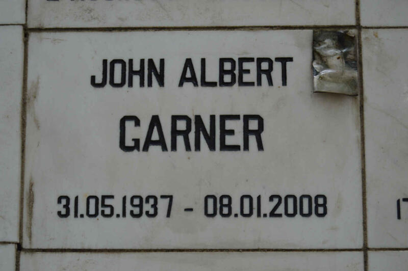 GARNER John Albert 1937-2008