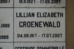 GROENEWALD Lillian Elizabeth 1917-2007