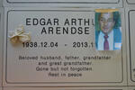 ARENDSE Edgar Arthur 1938-2013