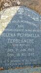 TERBLANCHE Helena Petronella nee NORTJE 1887-1949