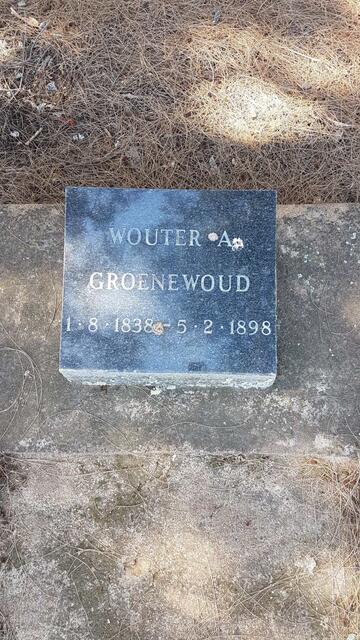 GROENEWOUD Wouter A. 1838-1898