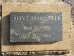 MEEK John Edward 1890-1929