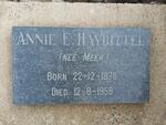 HAYBITTEL Annie E. nee MEEK 1878-1958