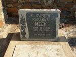 MEEK Elizabeth Susanna 1858-1934