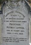 LOTTER Frederick Petrus 1861-192?