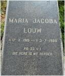 LOUW Maria Jacoba 1915-1990