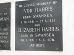 HARRIS Ivor 1891-1975 & Elizabeth 1891-1978