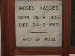 HASSES Moses 1905-1963